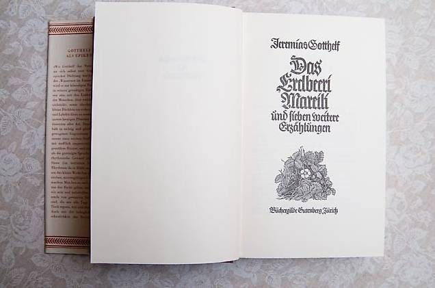Bücher: Jeremias Gotthelf: Das Erdbeeri Mareili – Gebraucht aus Basel von storchenricardo