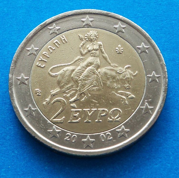 Wunderbar Griechenland 2 Euro 2002 Bild
