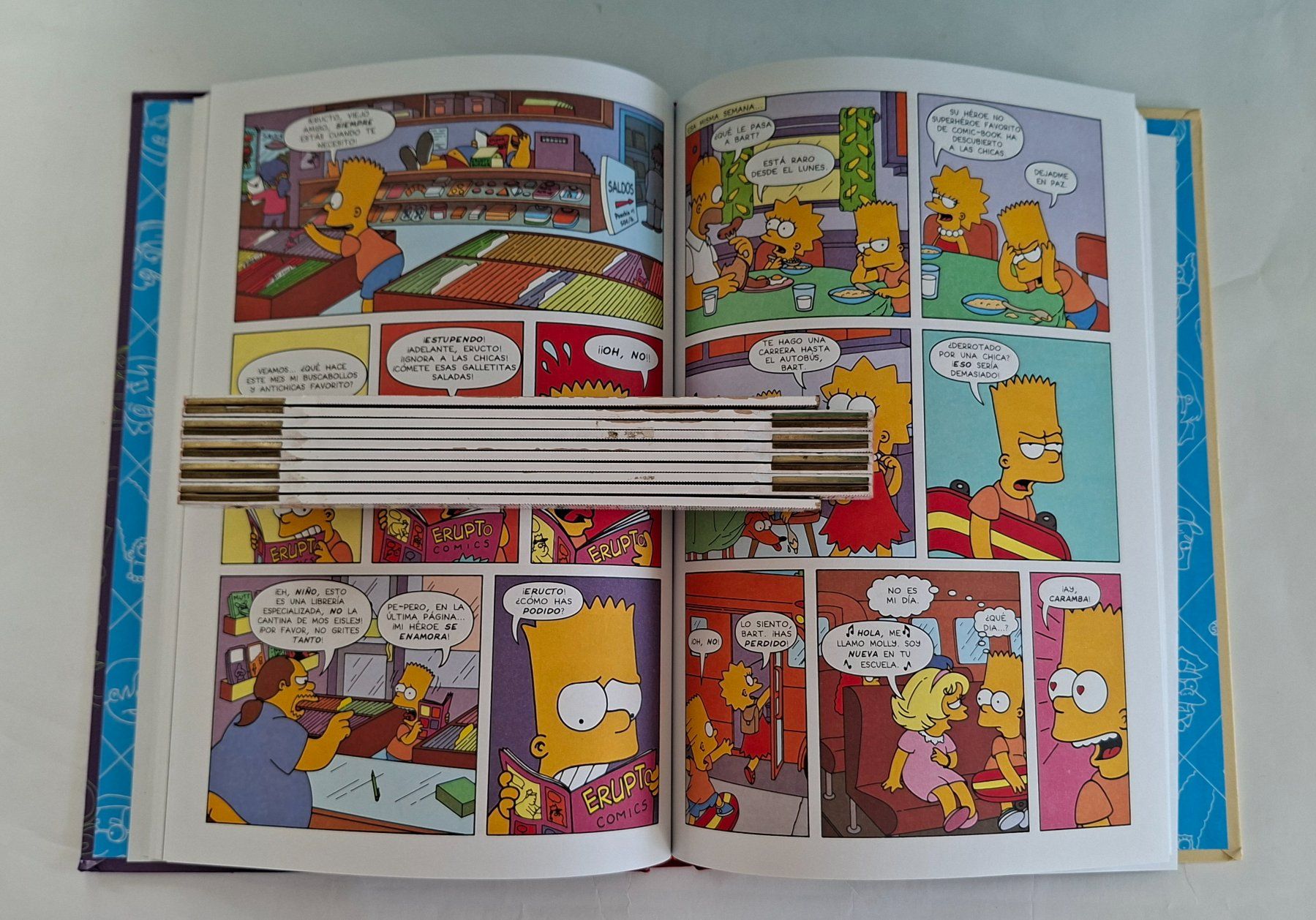 Fumetti: Super Simpson Comic,  Spanisch Hardcover - Top Zustand! – Usato da Opfikon venduto da Diversamente 3