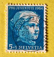 Nr.J 205 GESTEMPELT Mädchenbildnis 1964  