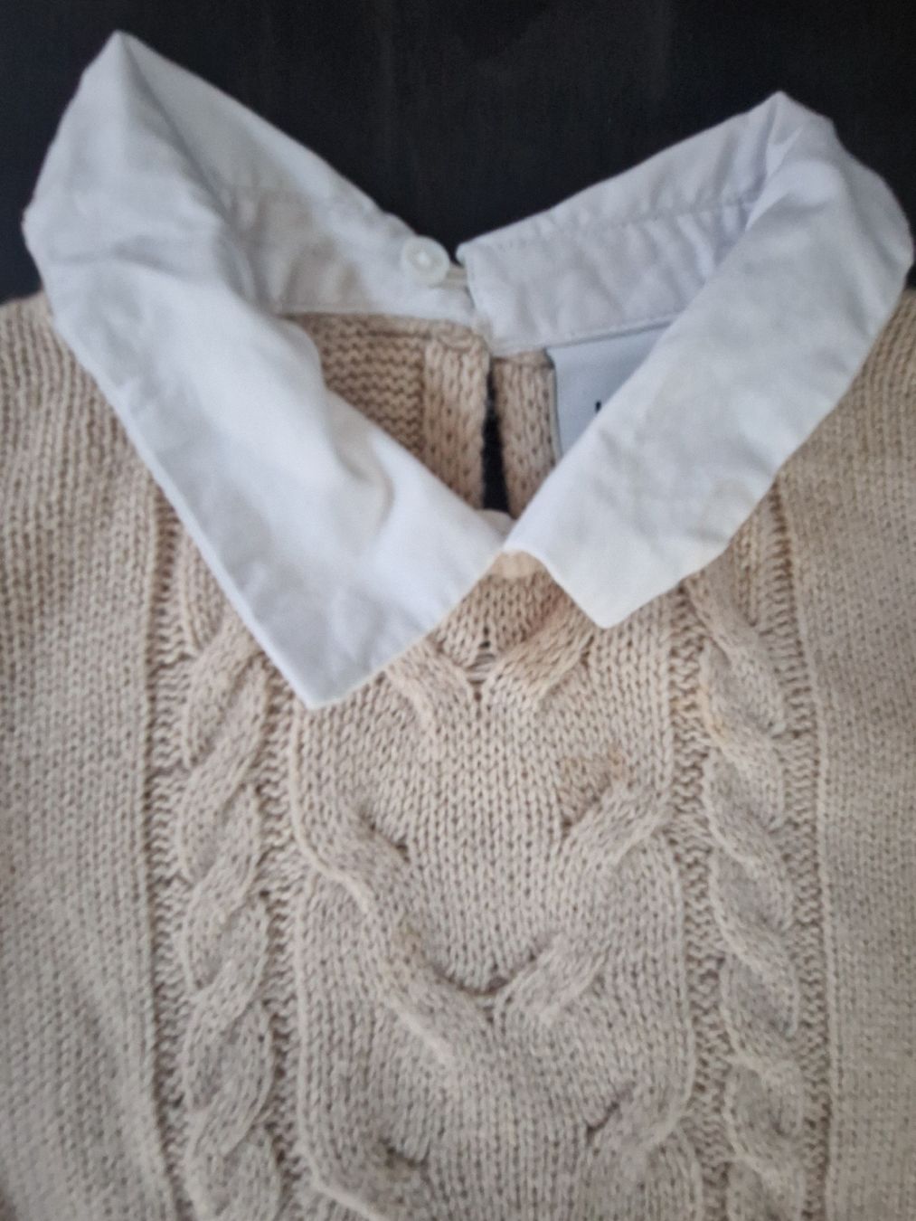 Pulls et sweat-shirts: Lefties 2-in-1 Beiger Pullover mit Blusenkragen, Gr. 140 – D'occasion à Muri b. Bern par rol_xtf8 1