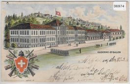Kaserne - St. Gallen - Litho