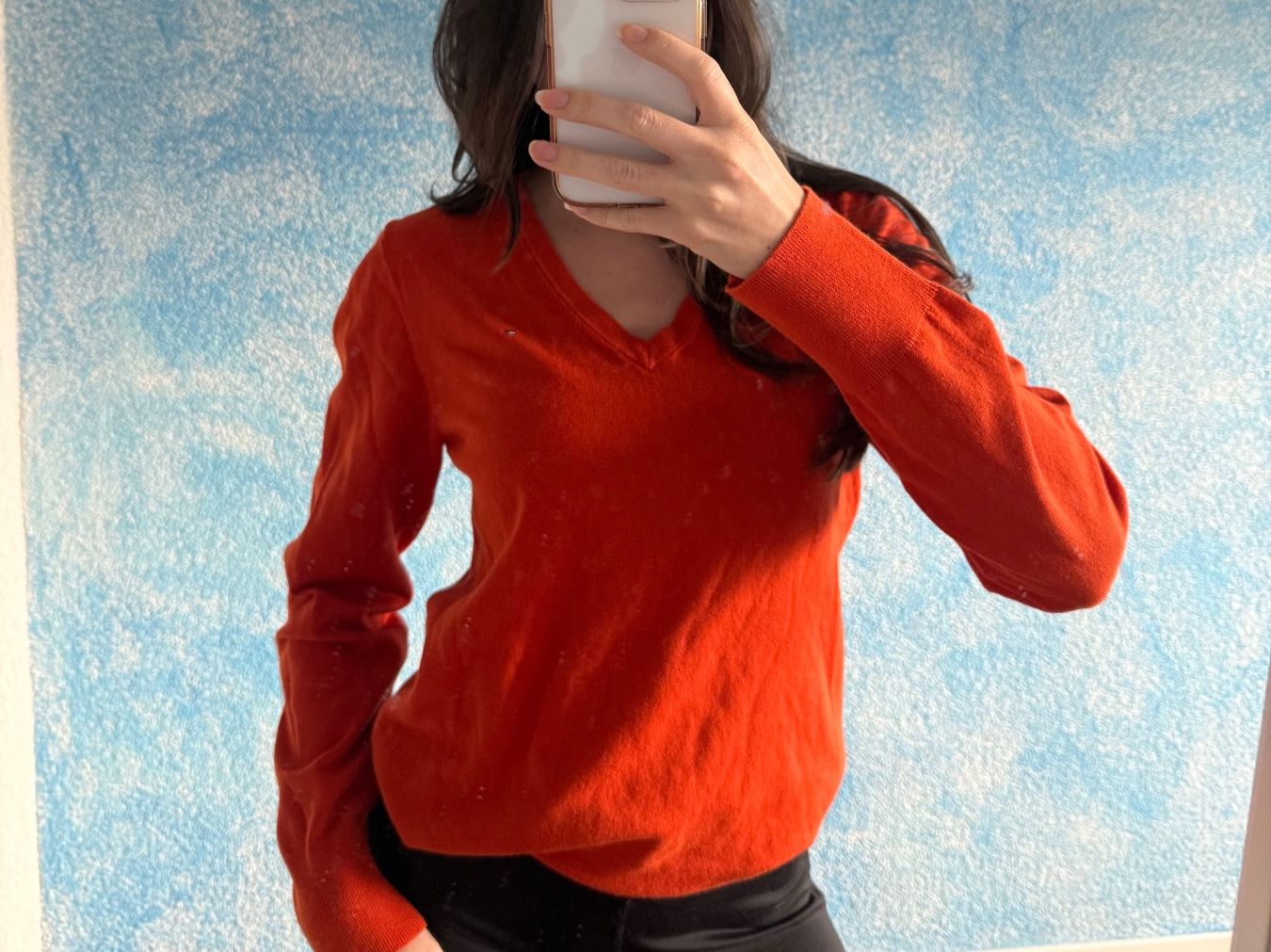 Tommy Hilfiger Pullover & Sweatshirts: Tommy Hilfiger Pullover orange – Neu (gemäss Beschreibung) aus Altendorf von Ga04