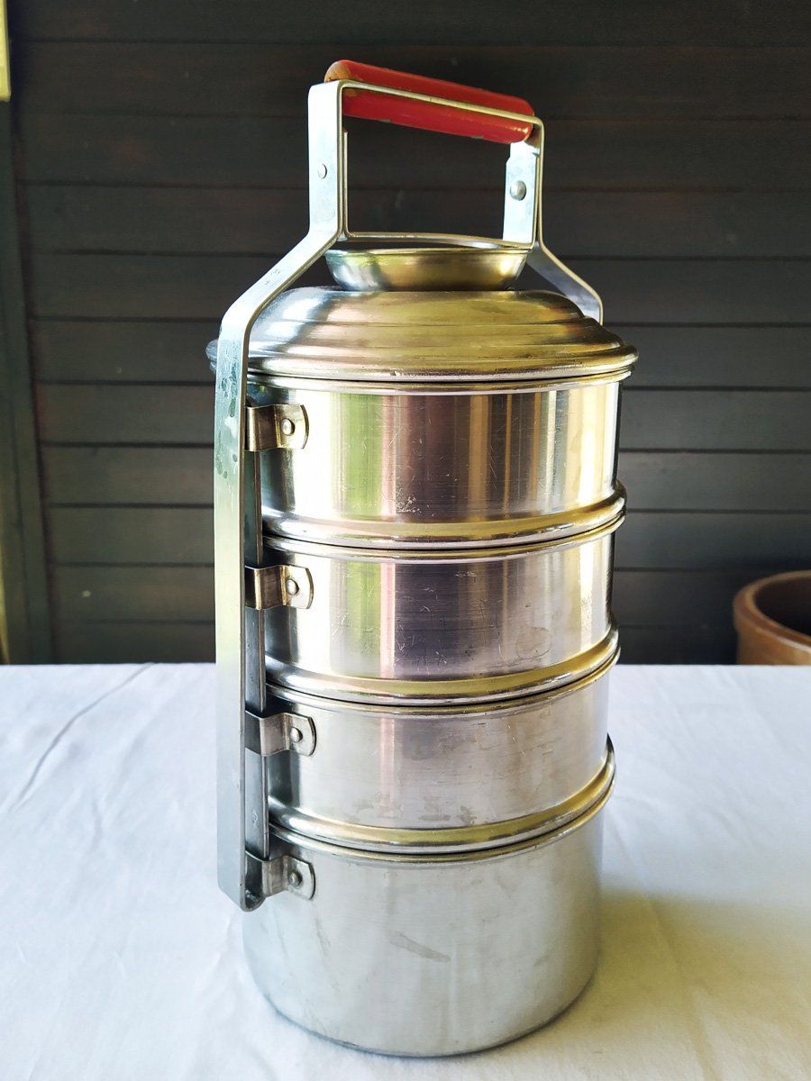 Behälter & Ähnliches: Vintage Lunch Box / Gamelle – Gebraucht aus Morgins von Laurentcorinne