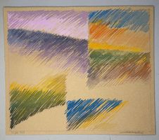 Abstrakte Farbkombination von Cosmo Carabellese (1927)