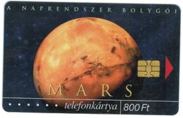 Telefonkarte Ungarn Planet Mars