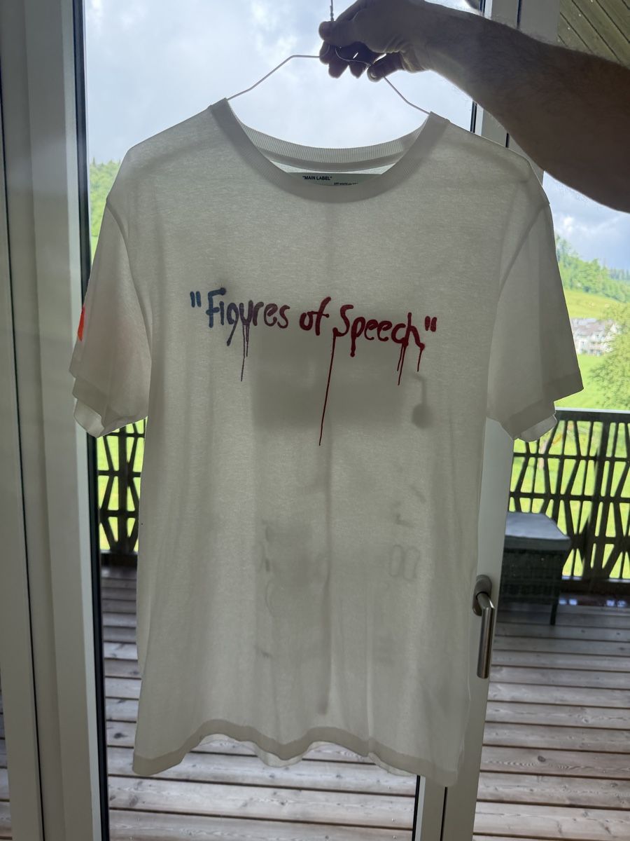 Off-White T-shirt: Off-White T-Shirt, Virgil Abloh, Grösse L – Nuovo (secondo la descrizione) da Zürich venduto da gilbert_co