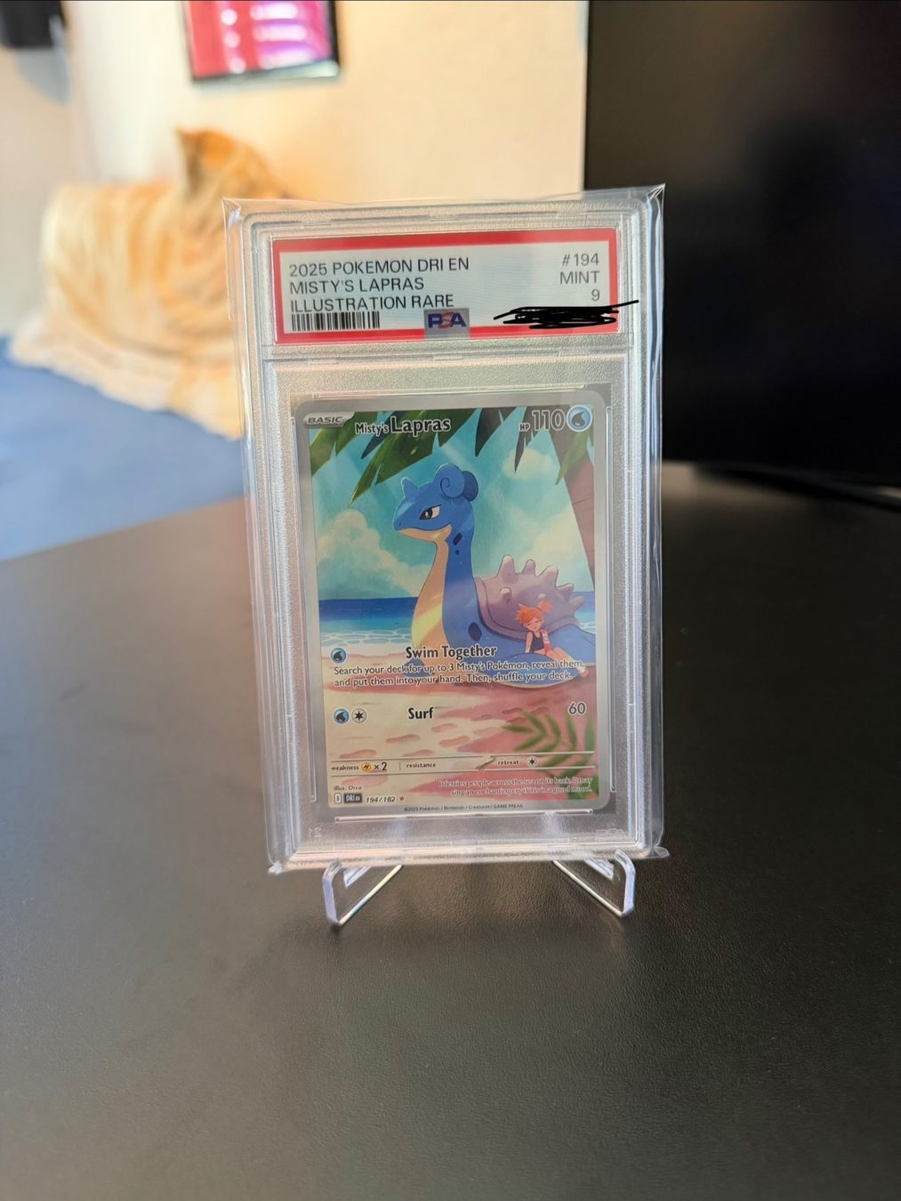 Pokémon Carte collezionabili: PSA 9 Misty's Lapras IR 194/182 Pokémon – Nuovo (secondo la descrizione) da Möriken AG venduto da GolfRAkrapovic