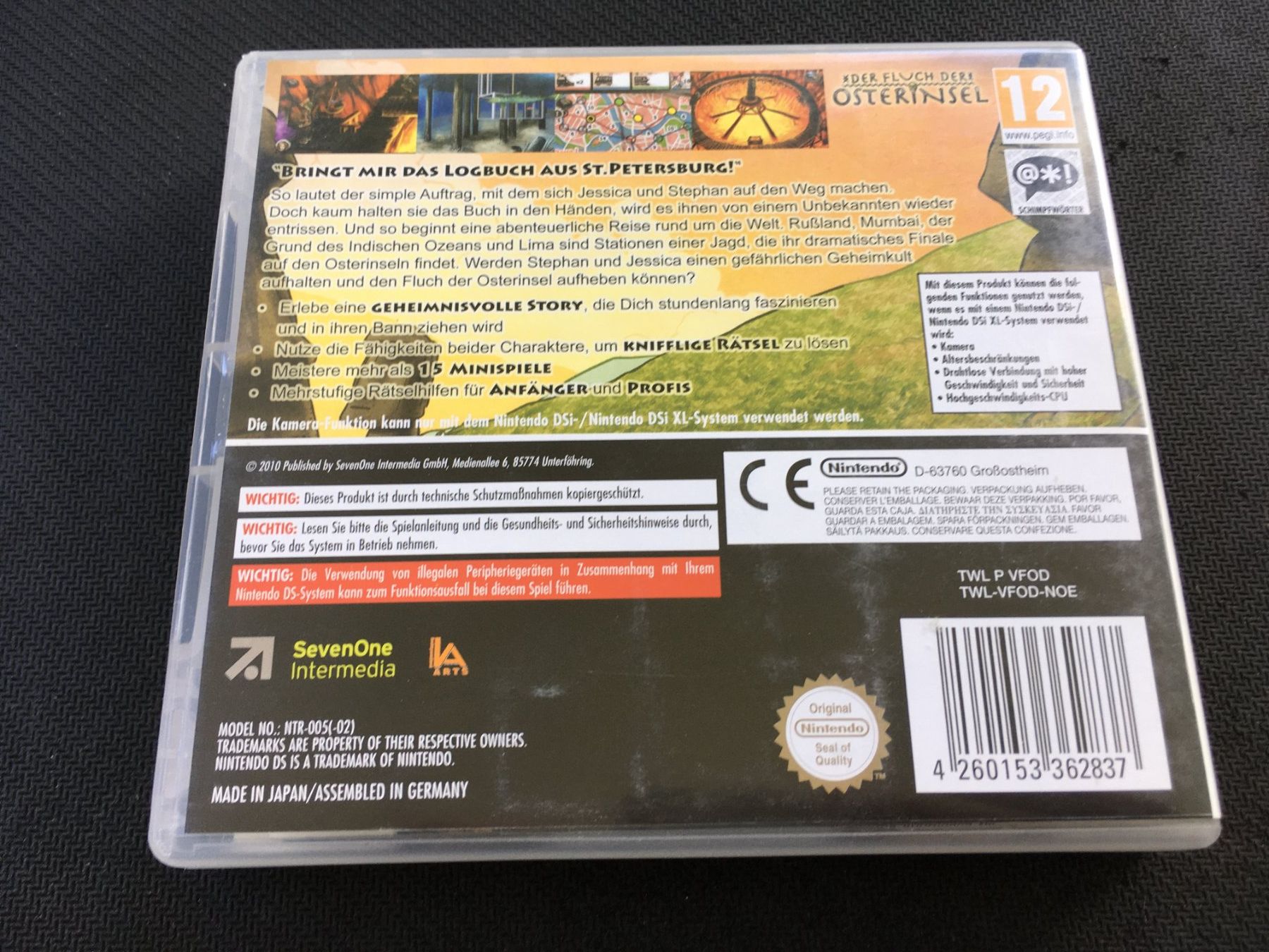 Nintendo Giochi: Der Fluch der Osterinsel - Nintendo DS – Usato da St.Gallen venduto da Punktchen01 1