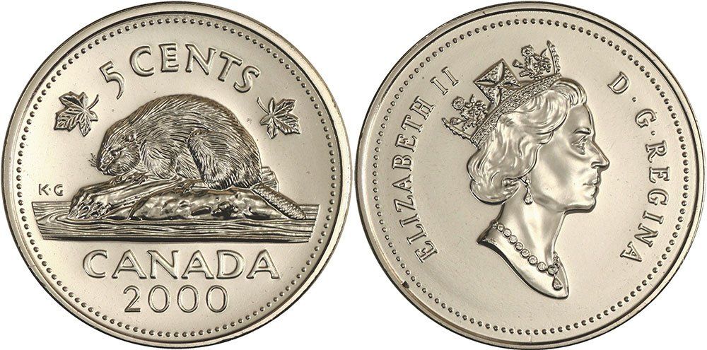 Alle Münzen: 5 Cent Canada 2000 – Neu (gemäss Beschreibung) aus Kriens von TSCH1