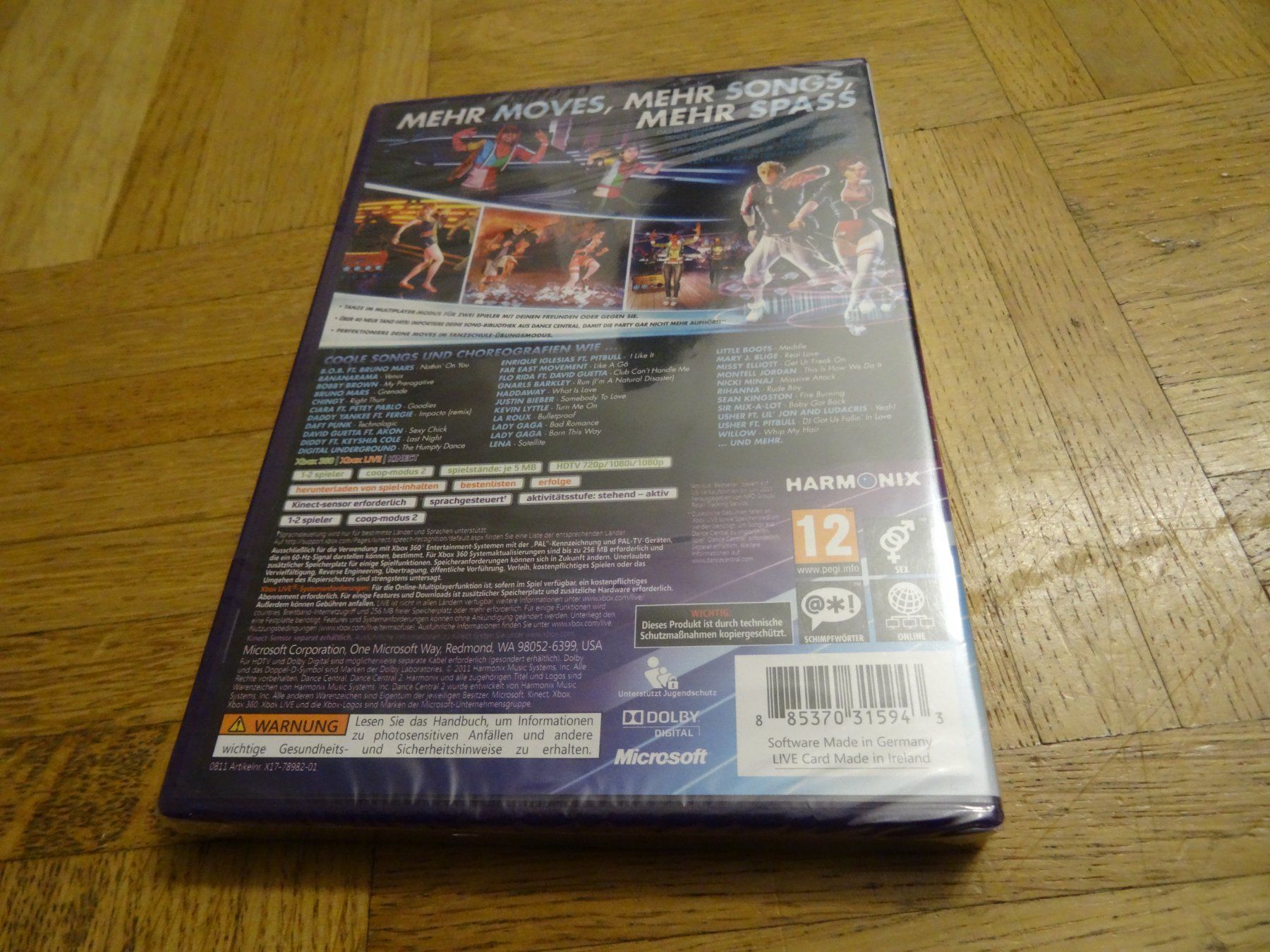 Microsoft Giochi: Dance Central 2 XBOX 360 NEUWARE – Nuovo e nell'imballaggio originale da Olten venduto da Disc-Ausverkauf 1