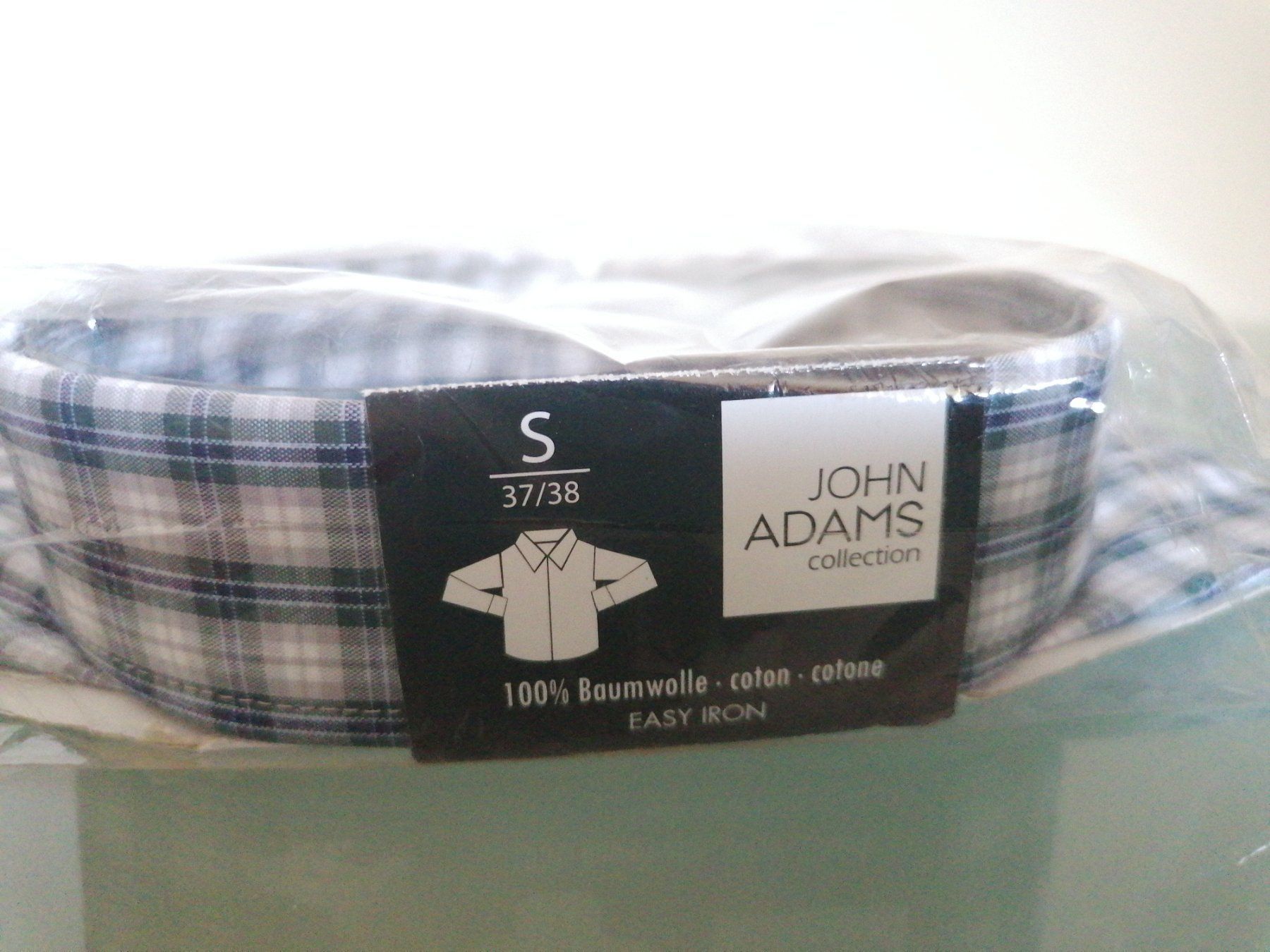 John Adams Camicie: John Adams Hemd Gr. S 37/38 100% Baumwolle – Nuovo e nell'imballaggio originale da Bäch SZ venduto da Swissy46 3