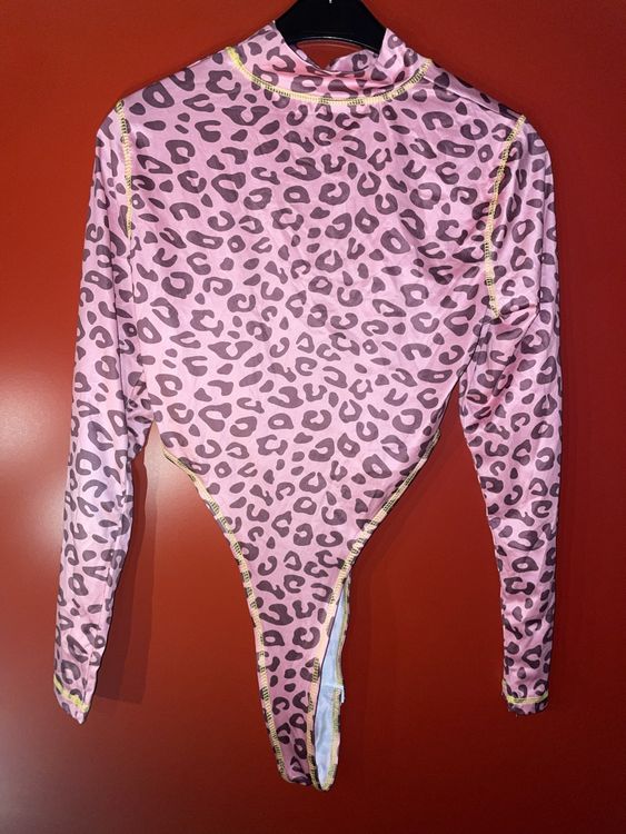 Floerns Damen-Body Mit Leopardenmuster – Langärmelig, Dehnbar, Perfekt Für Sport & Freizeit