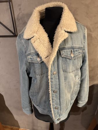 Veste en jean Denim doublure chaude, taille 38