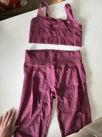 Oceans Apart Sport Set, Top Gr. L, Hose XL, Weinrot