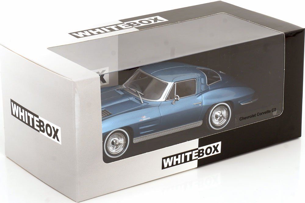 Chevrolet Modellautos: Chevrolet Corvette C2 Sing Ray „Split Window“ 1963 hellblau – Neu und originalverpackt aus Gerlafingen von espero88 9