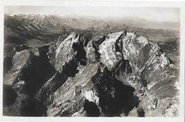 Säntiskette Glarneralpen Fliegeraufnahme