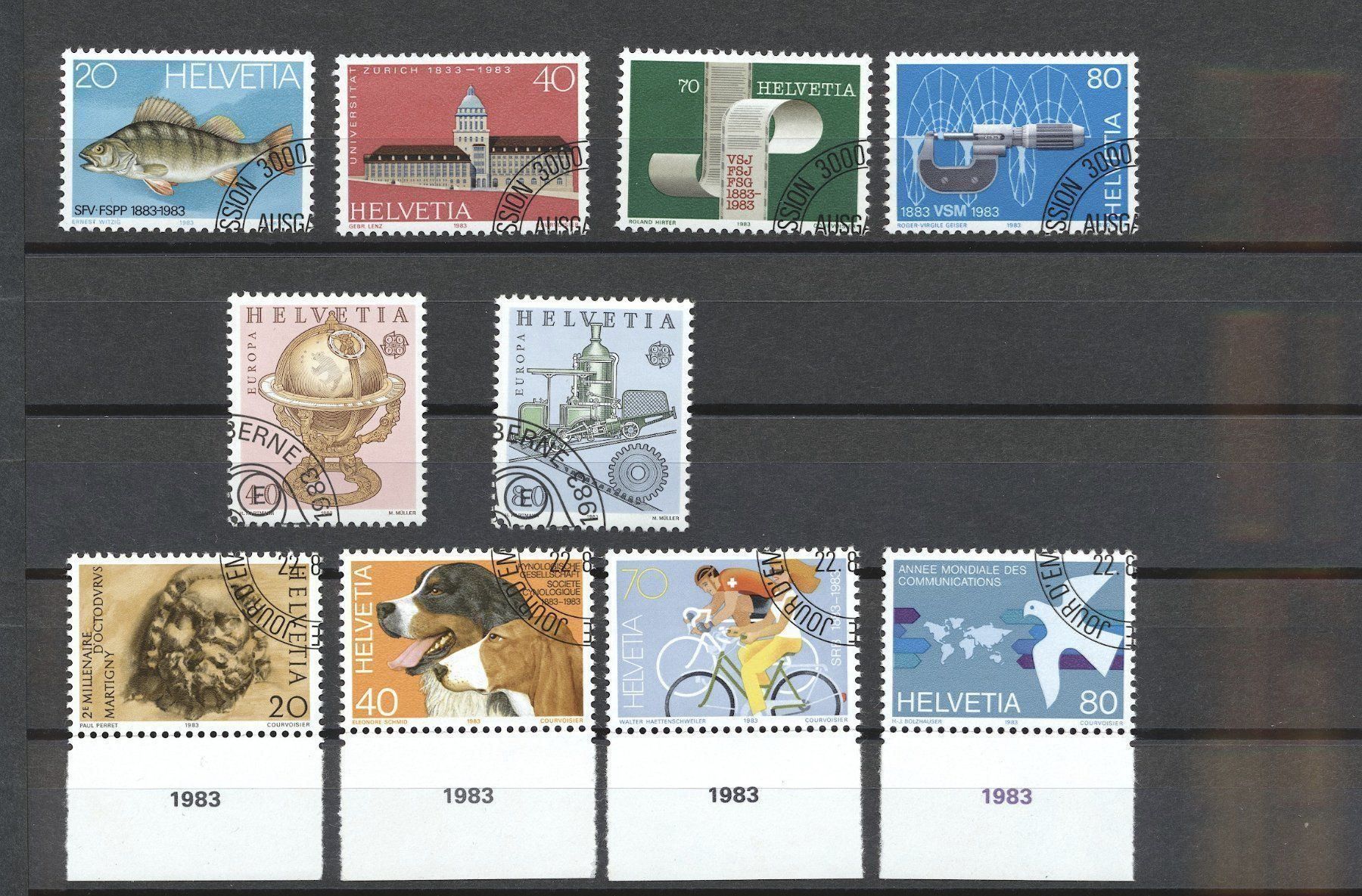 Tutti i francobolli: 1981-86 diverse Serien gestempelt – Usato da Nesslau venduto da andi_hon 3