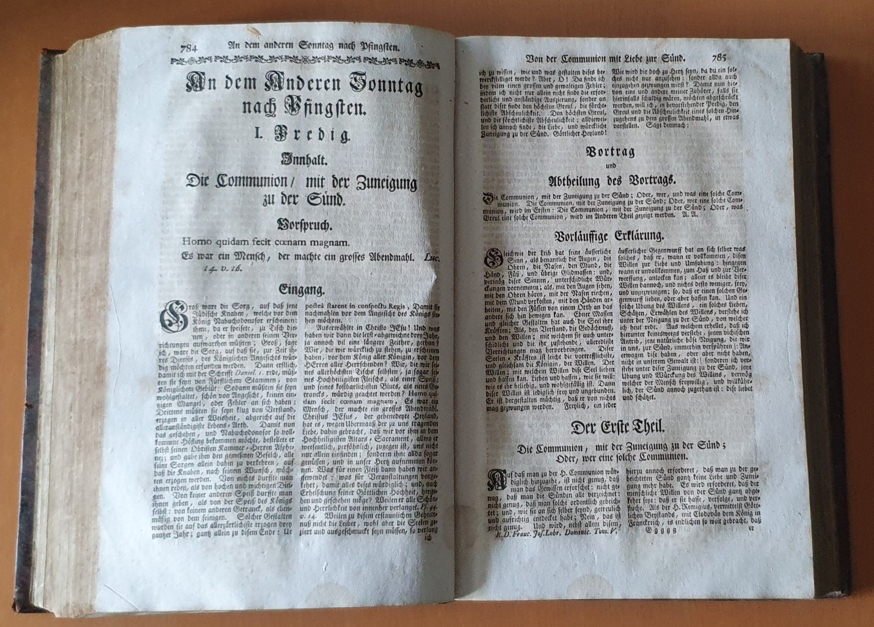 Libri: Buch 1766 - Evangelische Milch – Usato da Kreuzlingen venduto da Rschweiz1 5