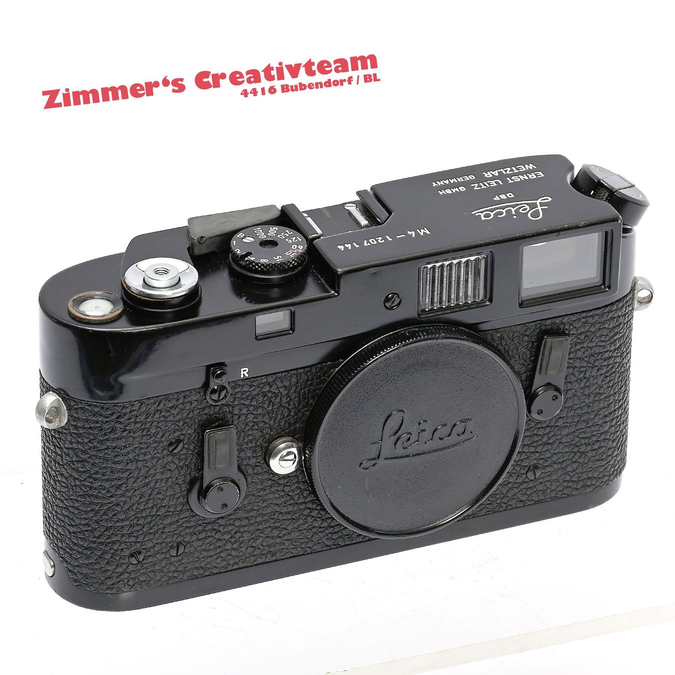 Leica Fotocamera: Leica M4 Body, Black Paint. – Usato da Bubendorf venduto da zimmers_creativteam