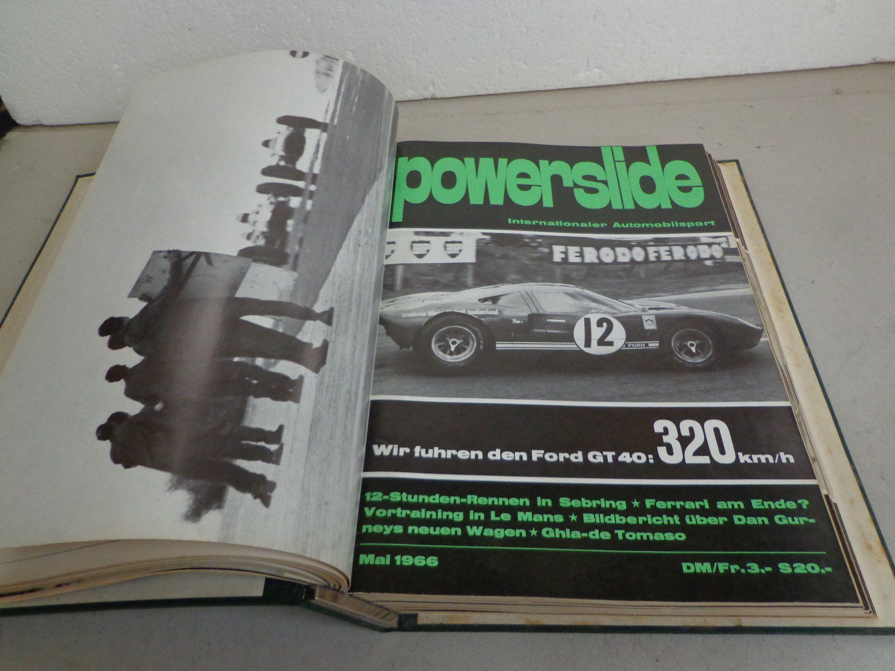 Libri: Jahresband Powerslide 1966 in original Einfassung – Usato da Zofingen venduto da goezi 2