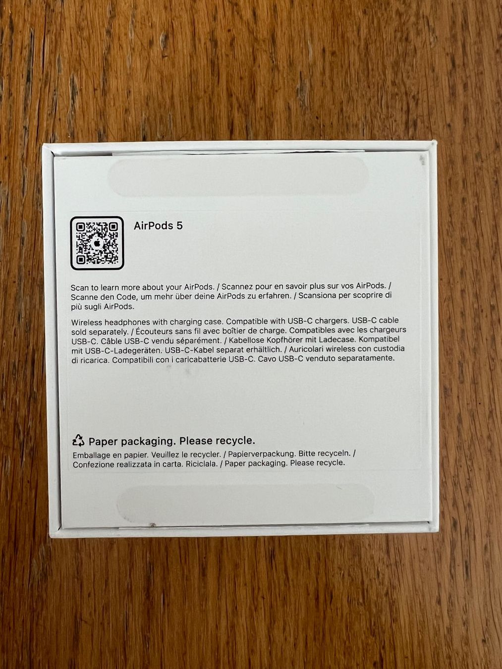 Apple Cuffie: AirPods 5 ANC – Nuovo e nell'imballaggio originale da Lausanne venduto da luciano_RIC1 8
