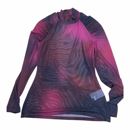 HUGO BOSS Mesh Top multicoloured size S good condition