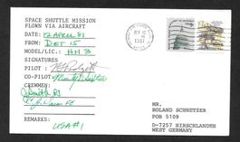 USA Sonderbrief 1. Space Shuttle Helikopterflug 12.4.1981