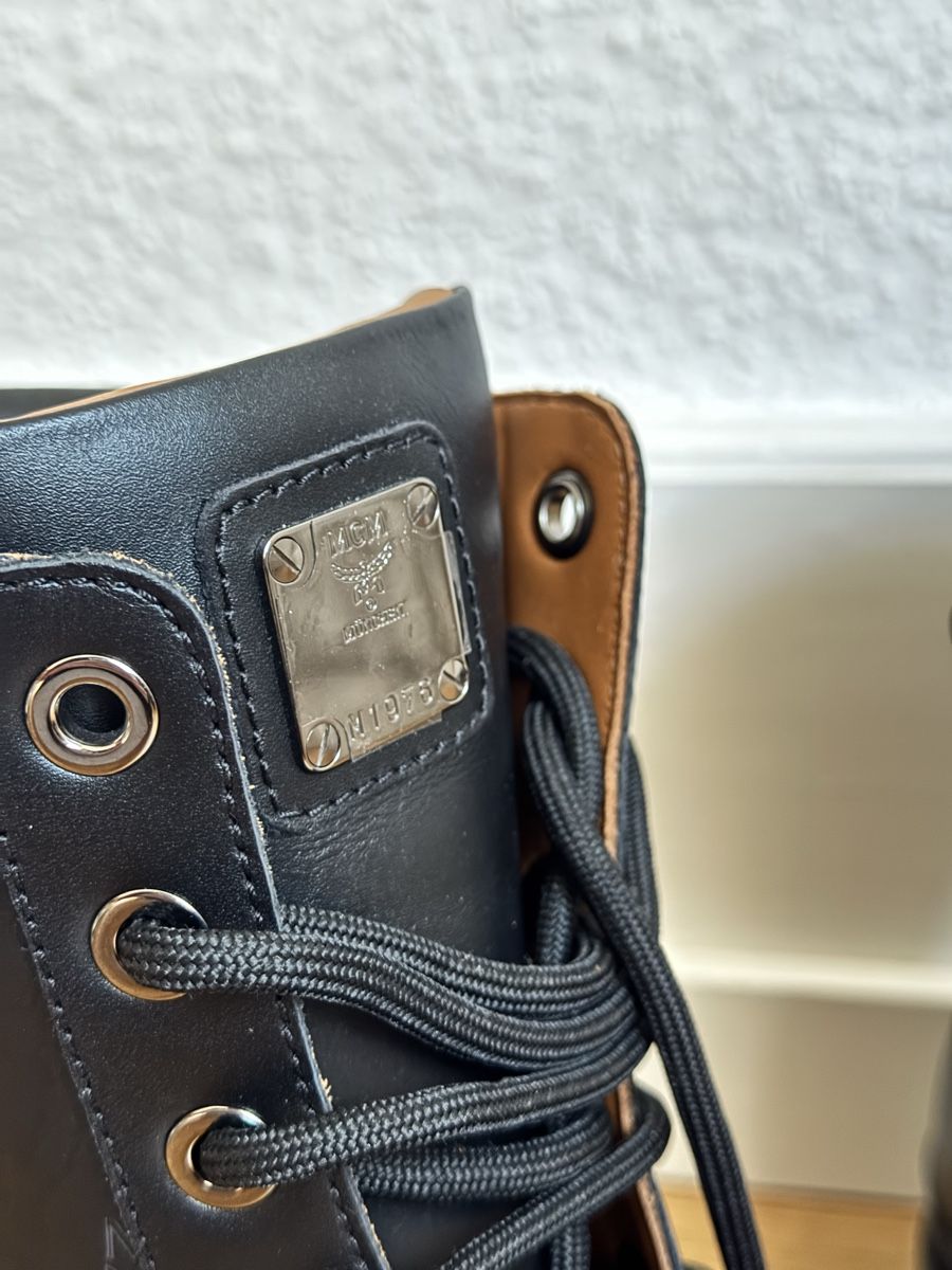 Mcm Scarpe da uomo: MCM Visetos Boots in Calf Leather Gr. 41 – Nuovo (secondo la descrizione) da Zürich venduto da han_pz5r 2