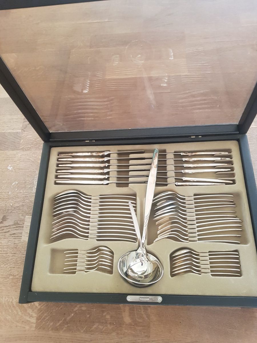 Set di posate: Besteck Set 48-teilig Messing Versilbert – Usato da Dübendorf venduto da odsi1 1