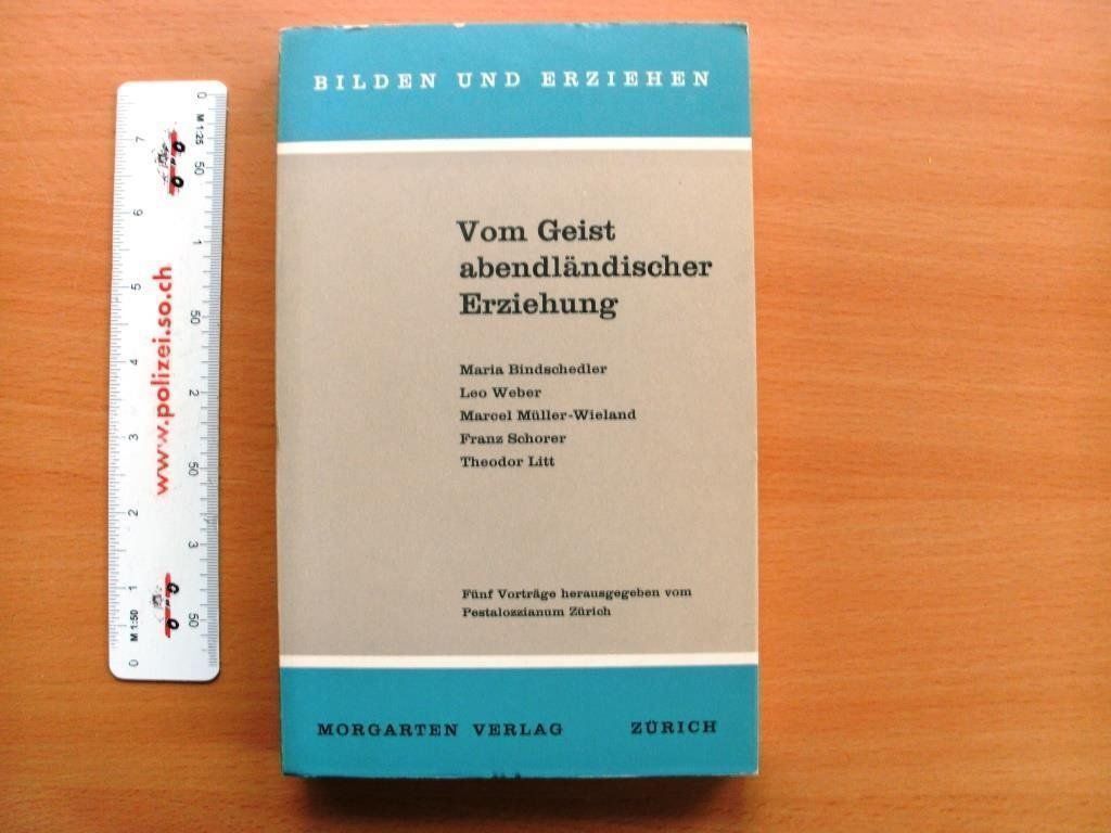 Libri: Vom Geist abendländischer Erziehung – Usato da Grenchen venduto da Kogi7
