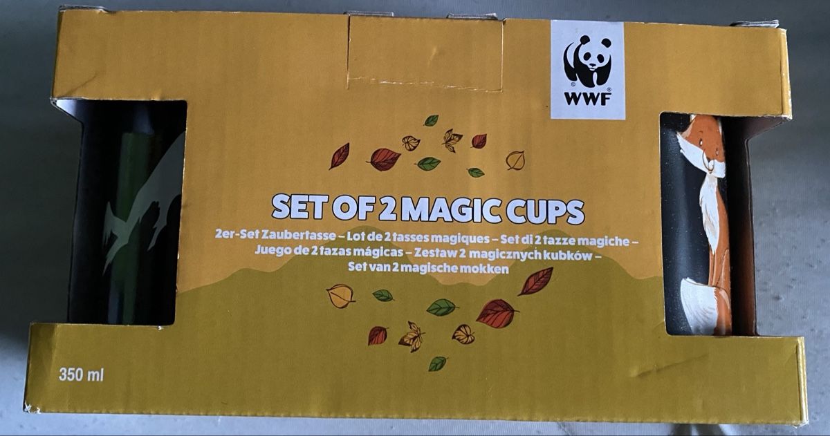 Tassen: Set 2 Magic Cups WWF NEU – Neu und originalverpackt aus Allschwil von Deal_Tiger99