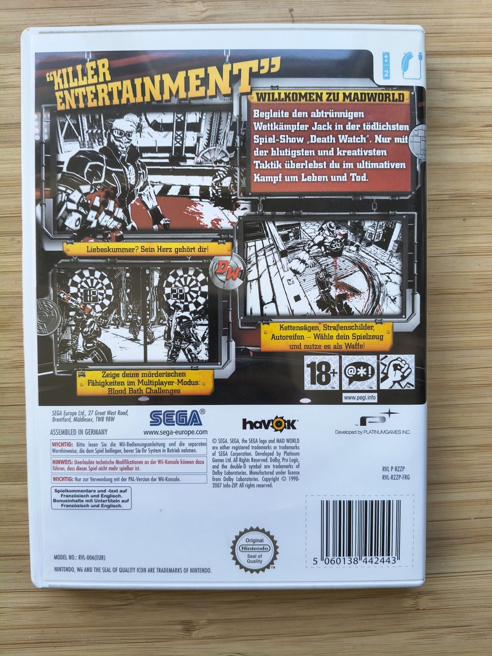 Giochi: Mad World (WII) – Usato da Riedholz venduto da ste_96cd 1
