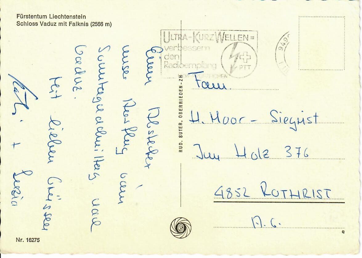 Cartes postales: Liechtenstein – D'occasion à Hochdorf par Ziegel-16 1