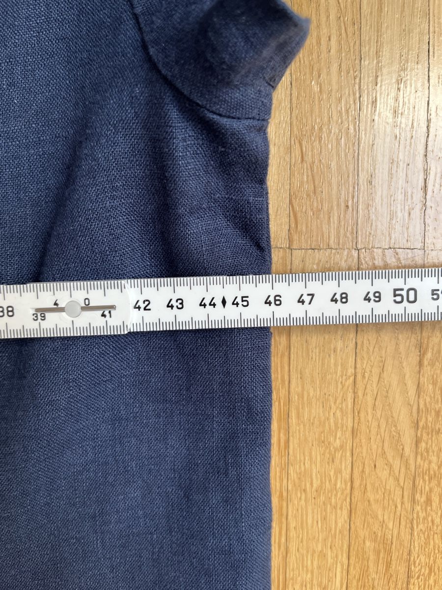 Heine Kleider: Leinen Kleid Dunkelblau von Heine – Neu (gemäss Beschreibung) aus Ittigen von franzis6 6