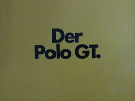 VW Polo GT Faltprospekt 4 Seiten August 1979