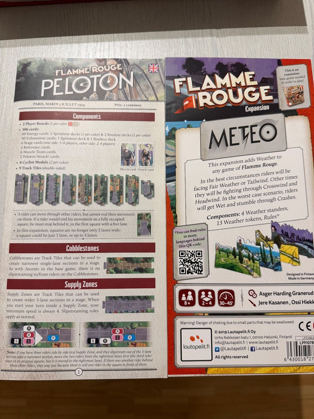 Giochi: Flamme Rouge inkl. Meteo und Peloton – Usato da Seuzach venduto da Pascal44060 1