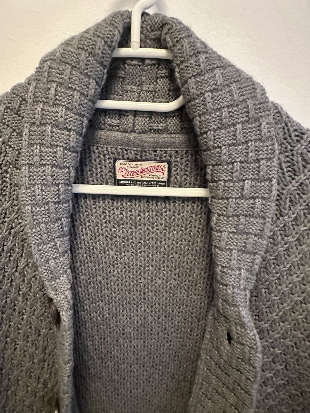 Jacken: Strickjacke Petrol Industries grau – Gebraucht aus Basel von san_2jbt 1