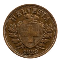 Schweiz / Suisse - 2 Rappen - 1929