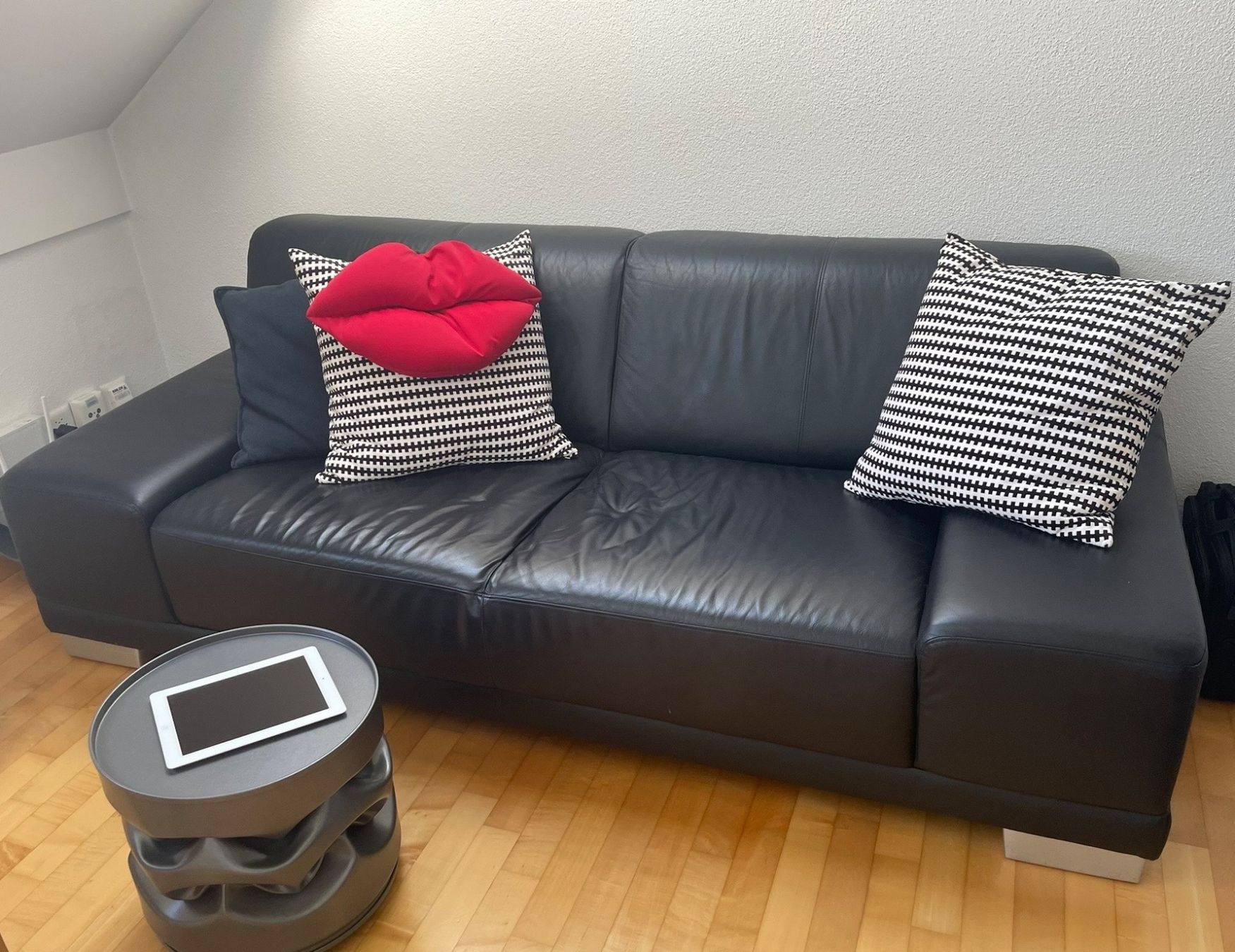 Sofas: Ledersofa - 3er Sitz – D'occasion à Jonschwil par ursula9 1