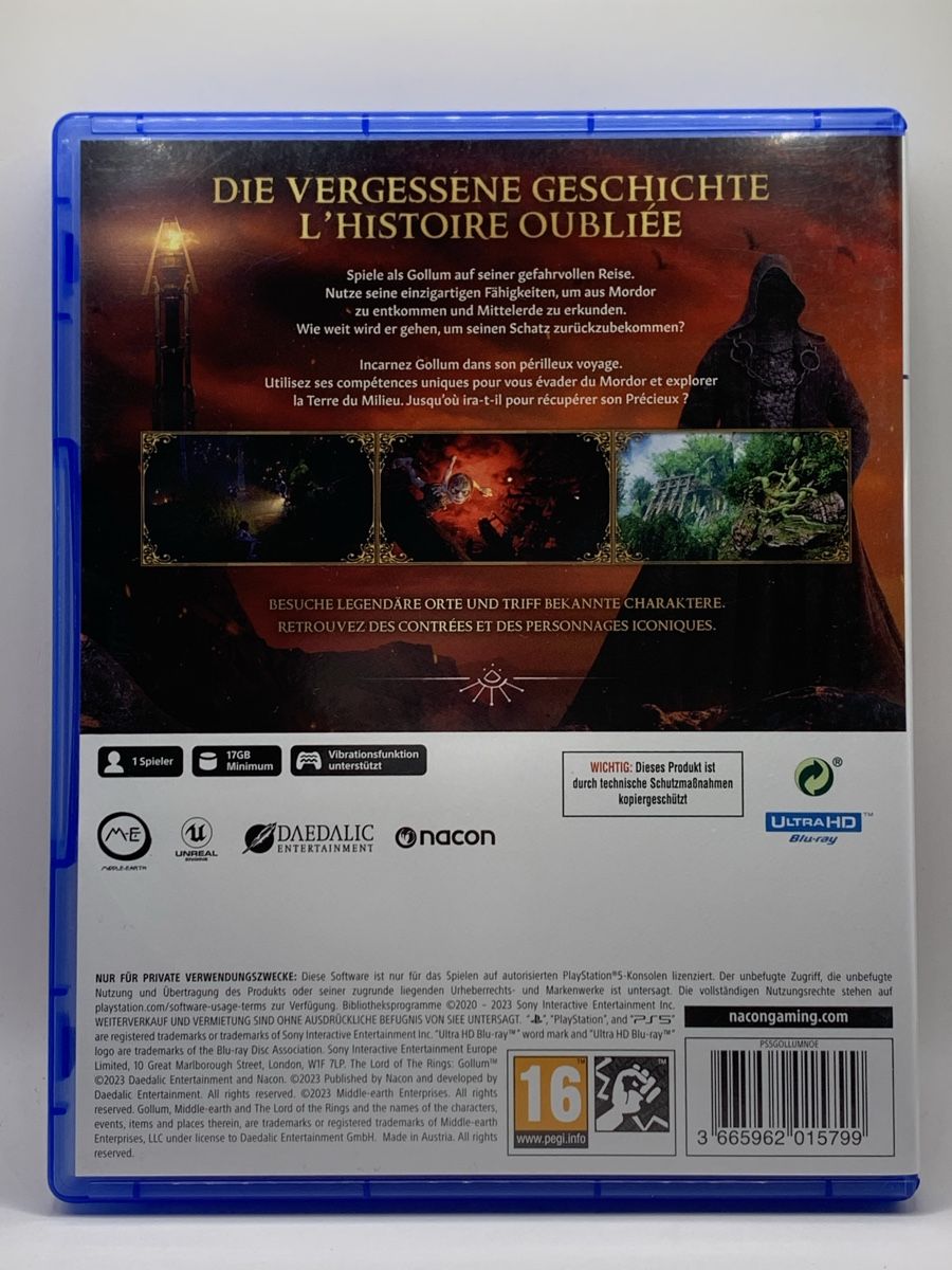 Sony Giochi: Der Herr der Ringe Gollum - PS5 – Usato da Ostermundigen venduto da RG-Collector 1