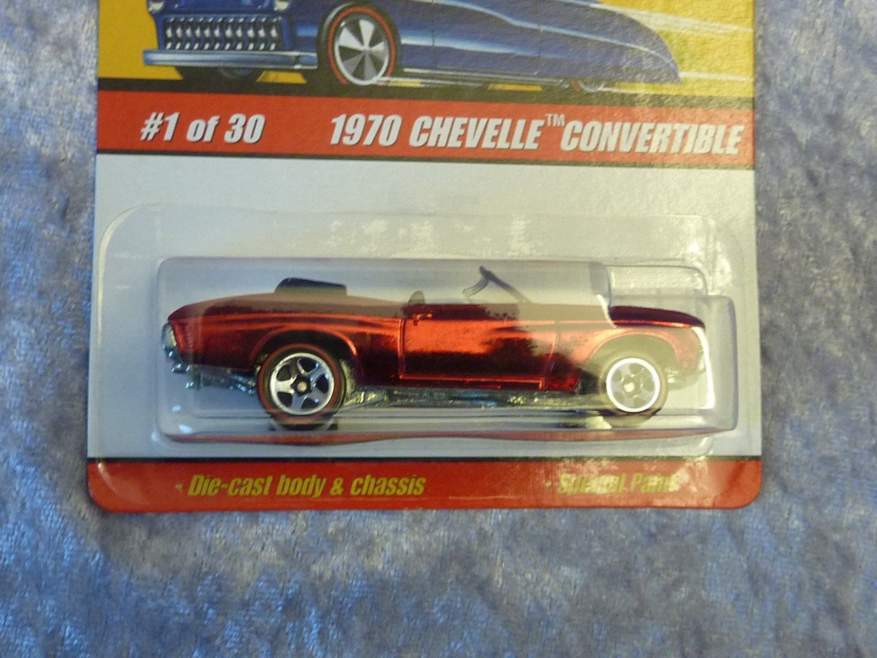 Hot Wheels Modellini d'auto: Chevy Chevelle Convertible '70  1:64 – Nuovo e nell'imballaggio originale da Dürrenäsch venduto da Cobra1ch 1