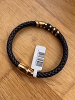 Armband Leder und Gold Farbe 