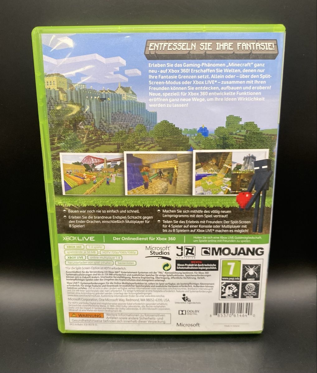 Spiele: Minecraft Xbox 360 Edition Spiel Game – Gebraucht aus Kirchberg BE von swiss_slab 1