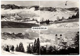 Einsiedeln - 4 Bild AK
