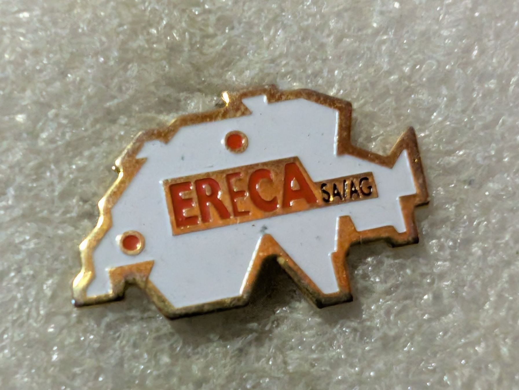 Placchette & Badge: Ansteckpin 189: Ereca – Usato da Oppligen venduto da Pin-Fall-Shop