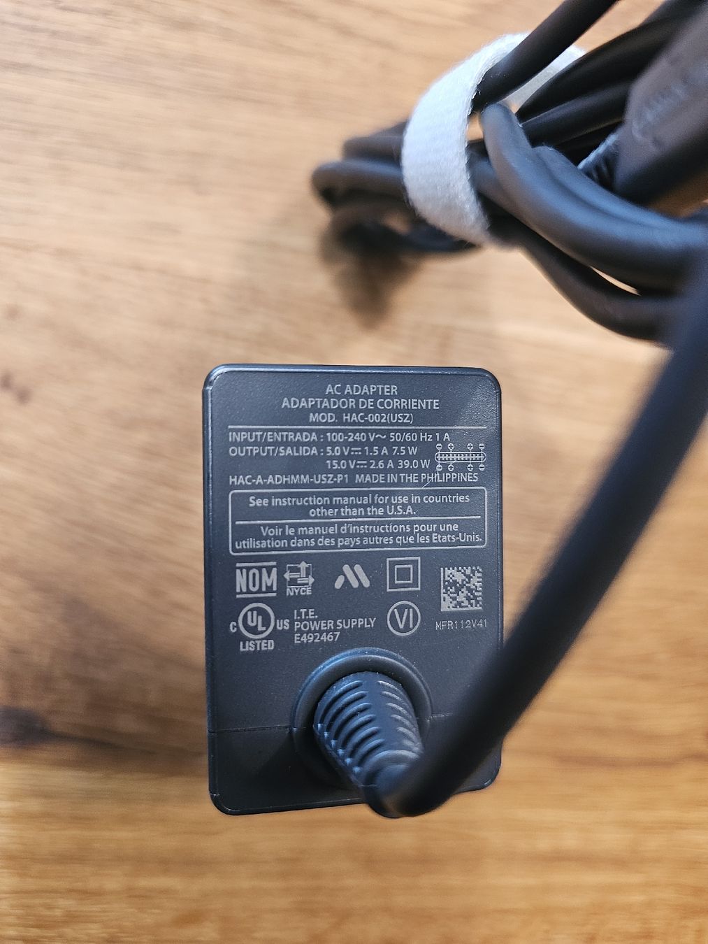 Nintendo Adattatori & Cavi: Nintendo Switch Netzteil - US-Variante – Usato da Neuhausen venduto da alcopops91 1