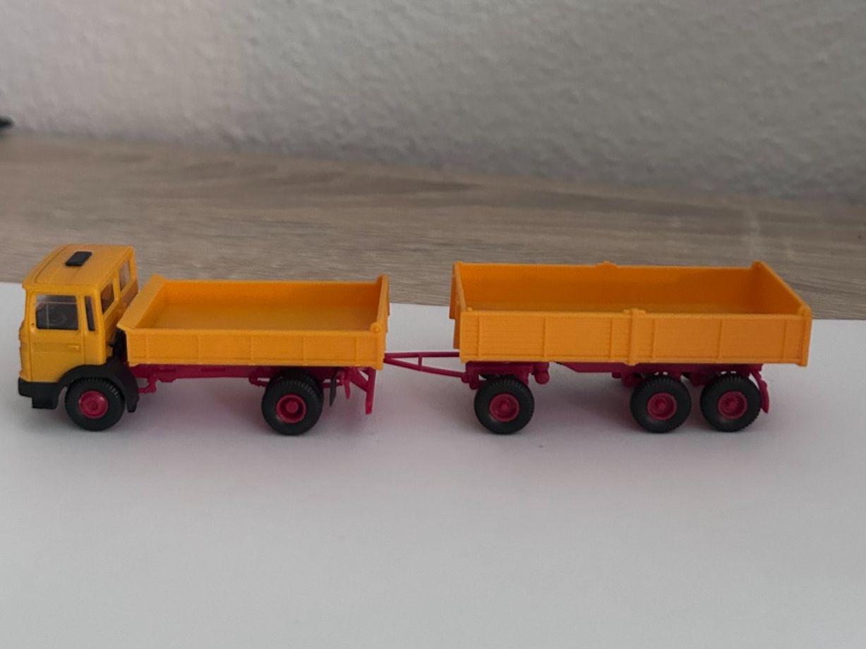 Kibri Modellautos: Kibri H0 MB Kipper mit Anhänger – Gebraucht aus Goldach von Manyro55 1