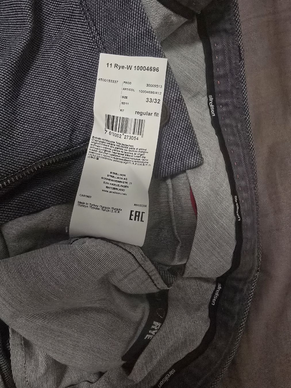 Strellson Hosen: Pantalon Strellson Gris Anthracite T.33/32  – Gebraucht aus Mont-sur-Lausanne von Didinho 4