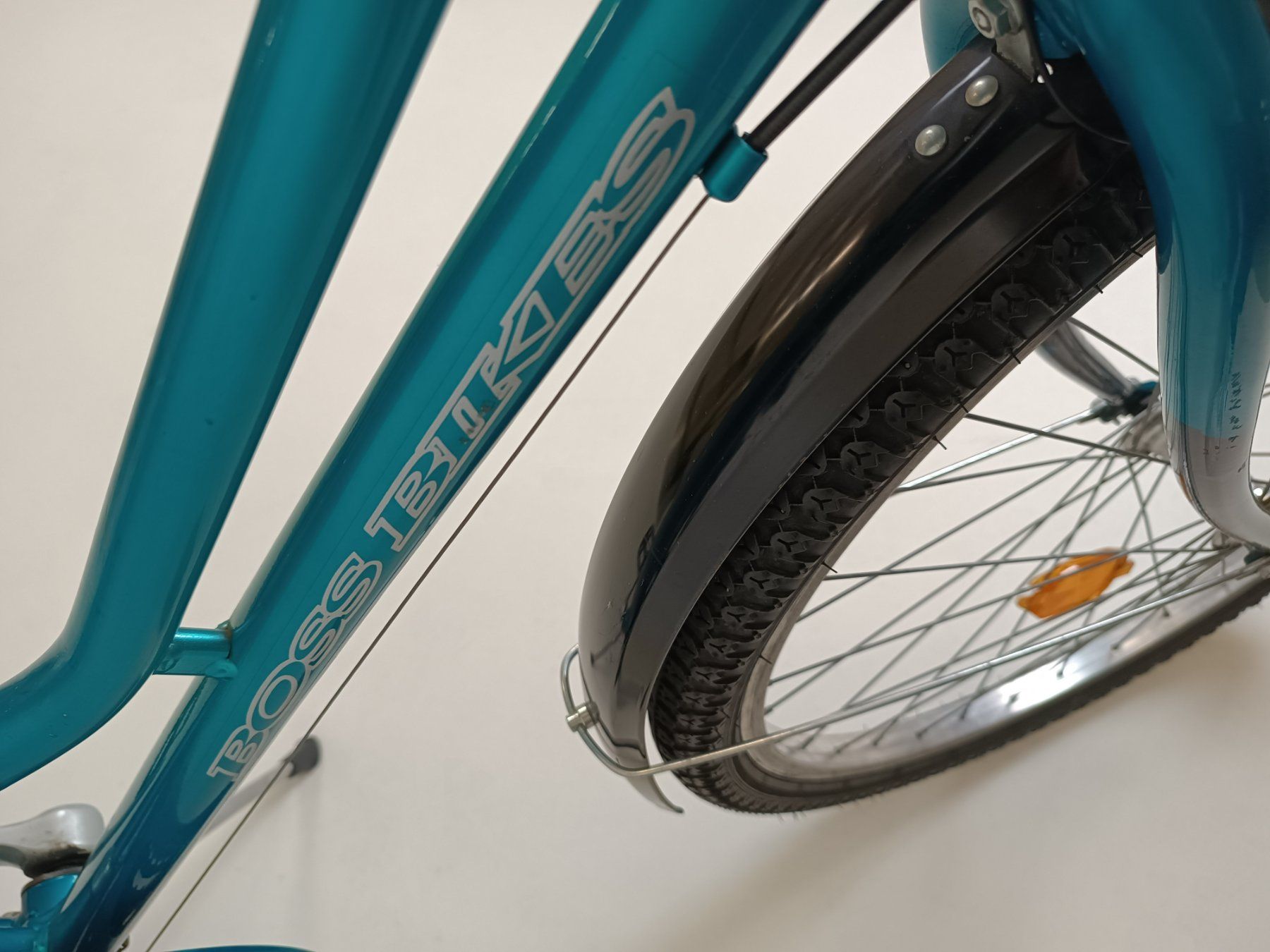 Velos: BOSS BIKES, Damenvelo, Türkis-Metallic – Gebraucht aus Suhr von  3